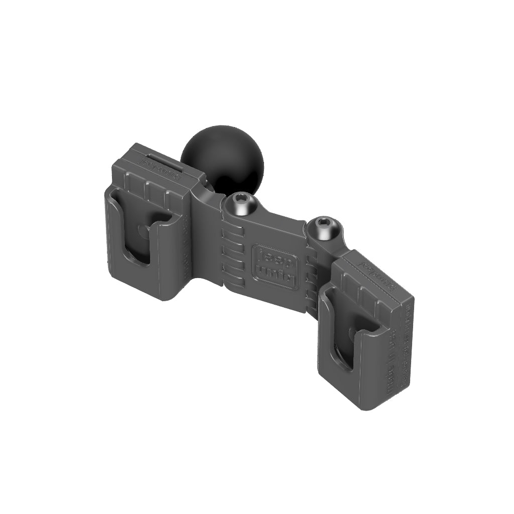 Yaesu FTM-400DR Mobile Mic + Universal Round Button Attached Mobile Mic Mount with RAM Ball Image 1