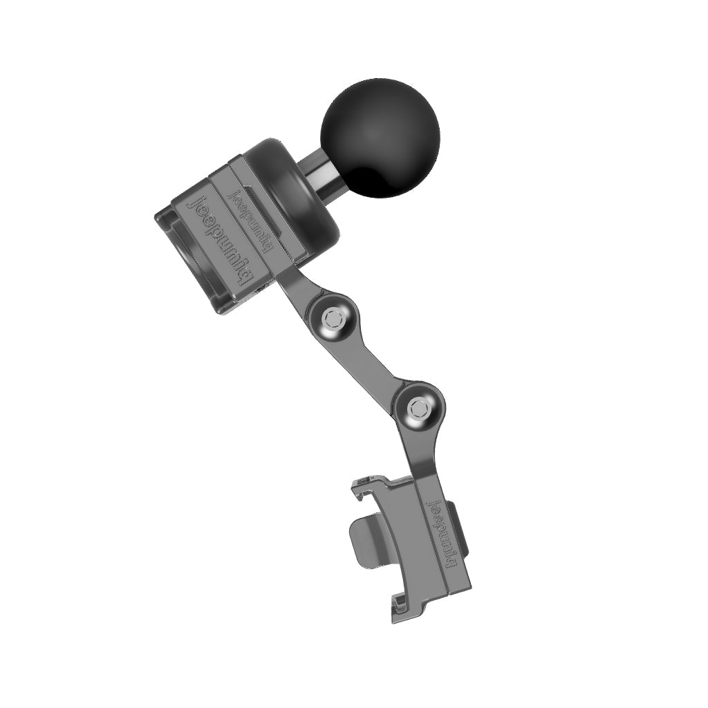 JeepUniq Magnetic Mic Attachment Mobile Mic + Garmin InReach Mini Handheld Radio Mount with RAM Ball Image 2