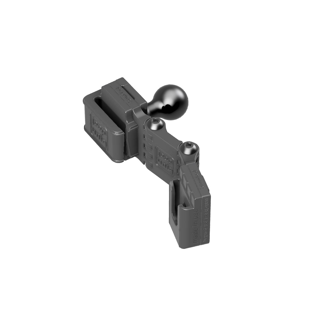 Universal Belt-Clip Attached Handheld Radio + Uniden PC78LTW Mobile Mic Mount with 67 Designs Ball Image 5