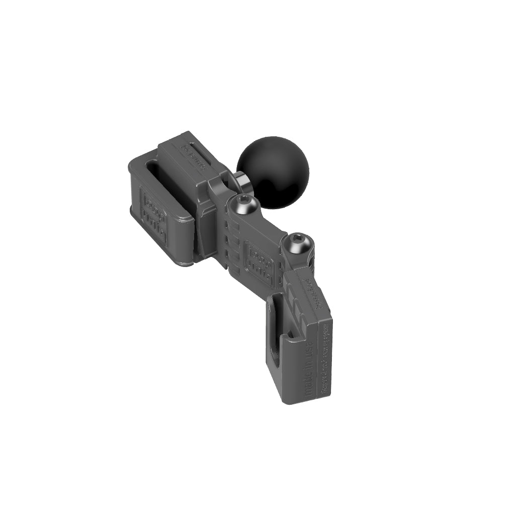 Universal Belt-Clip Attached Handheld Radio + Galaxy DX 949 Mobile Mic Mount with RAM Ball Image 5