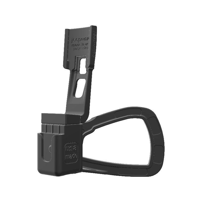 Galaxy DX 939 CB Mic + Garmin Mini InReach SATCOM Holder for Jeep JK 11-18 Grab Bar - Image 2