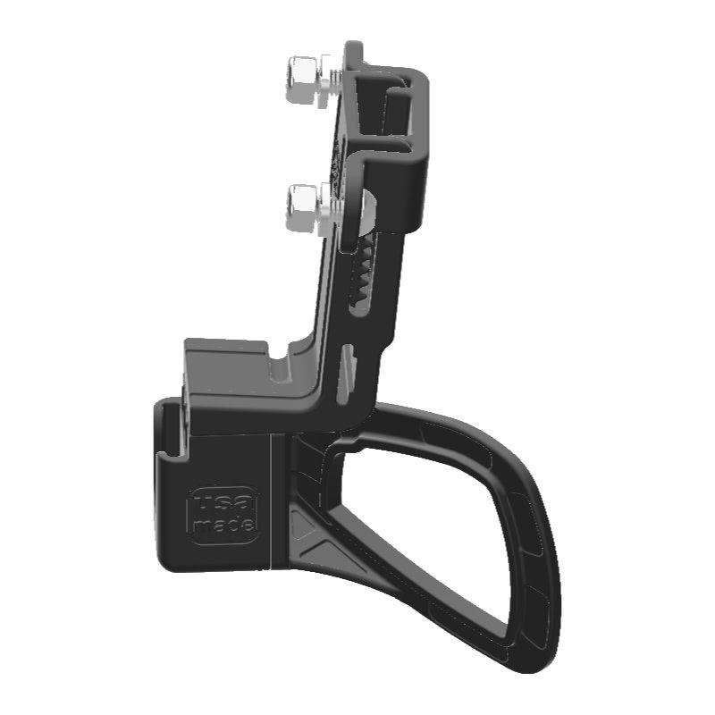 Midland MXT400 GMRS Mic + Delorme inReach Device Holder for Jeep JK 11-18 Grab Bar - Image 2