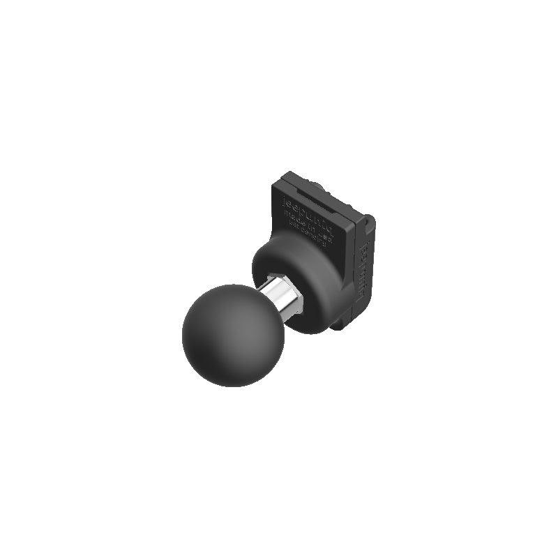 Uniden CMX760 CB Mic Holder with 1 inch RAM Ball - Image 3