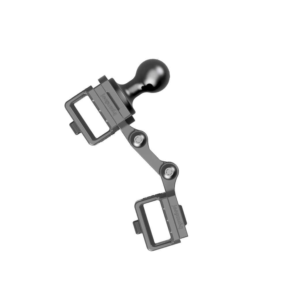 Universal Belt-Clip Attached Mobile Mic + Kenwood KMC-45D Mobile Mic Mount with 67 Designs Ball Image 2