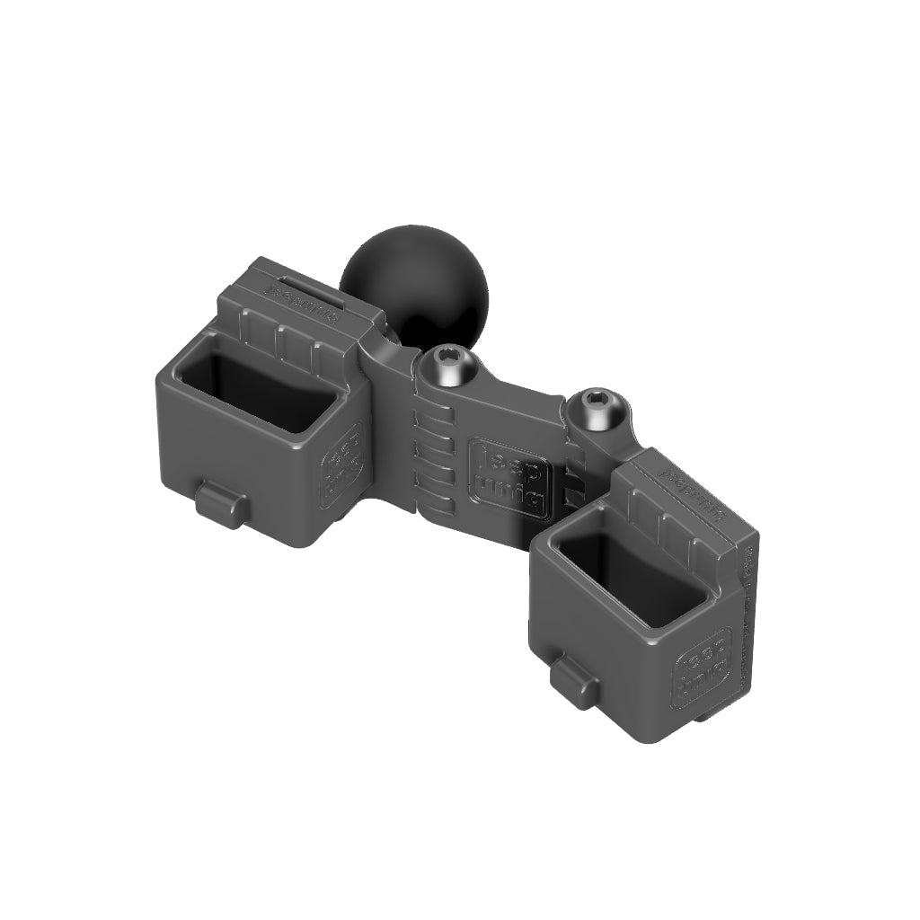 Baofeng QHM-22 Mobile Mic + Wouxun SMO-001 Mobile Mic Mount with RAM Ball Image 1