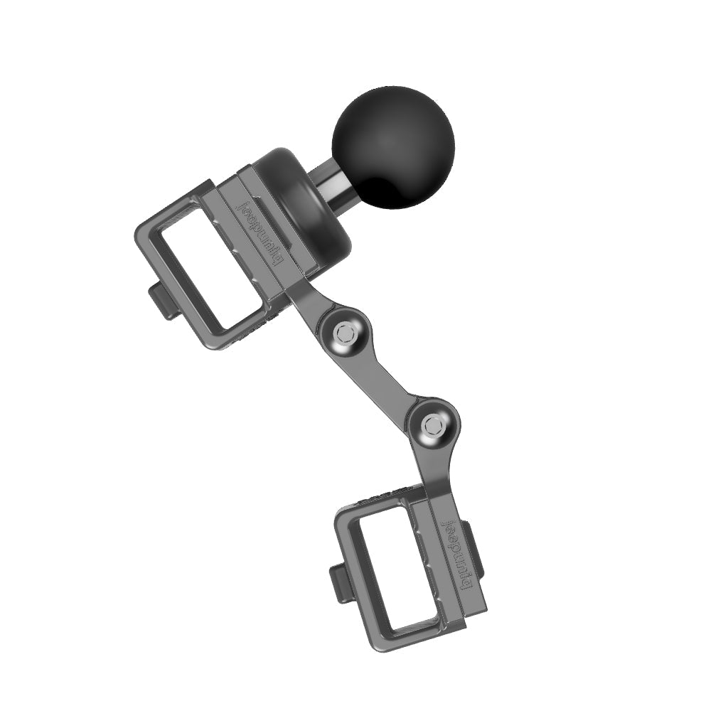 Baofeng QHM-22 Mobile Mic + Uniden SMB800 Mobile Mic Mount with RAM Ball Image 2