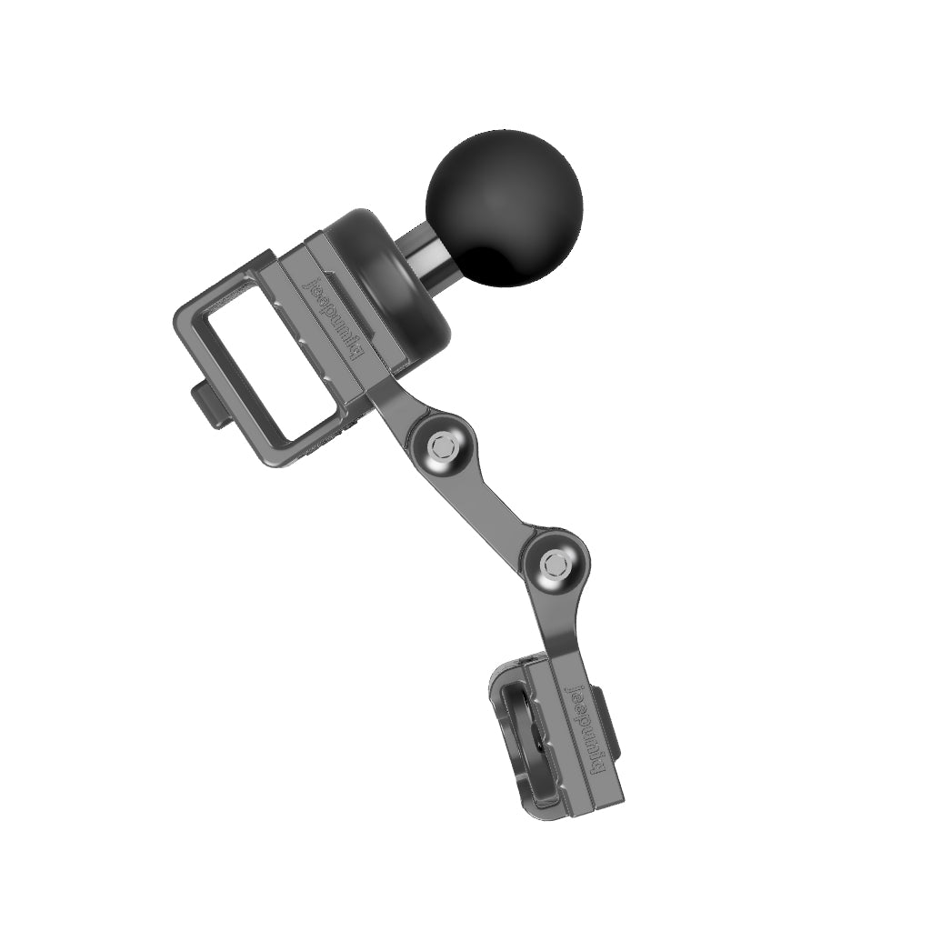 Universal Belt-Clip Attached Mobile Mic + Midland 5001Z Mobile Mic Mount with RAM Ball Image 2