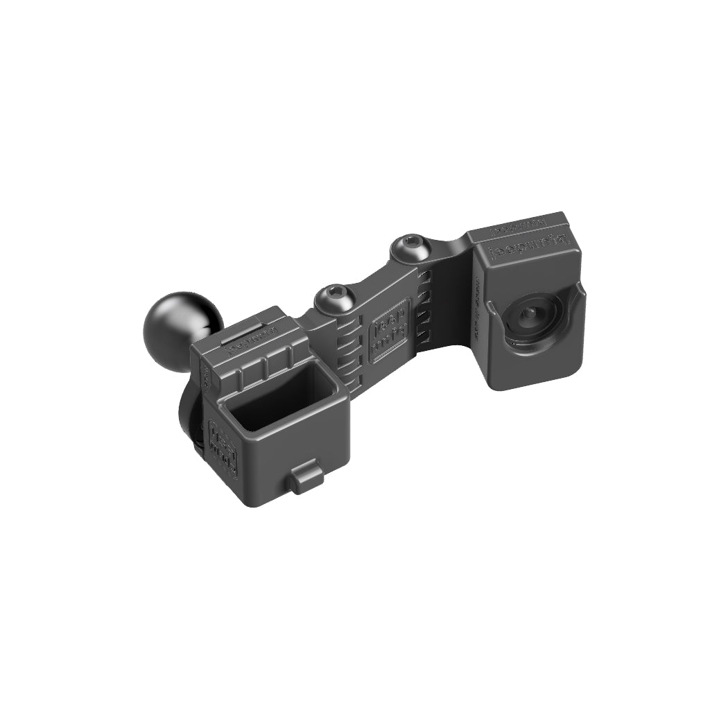 Universal Belt-Clip Attached Mobile Mic + JeepUniq Magnetic Mic Attachment Mobile Mic Mount with 67 Designs Ball Image 4