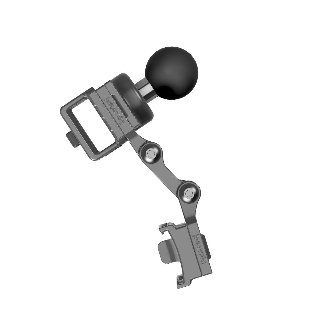 Universal Belt-Clip Attached Mobile Mic + Garmin InReach Mini Handheld Radio Mount with RAM Ball Image 2