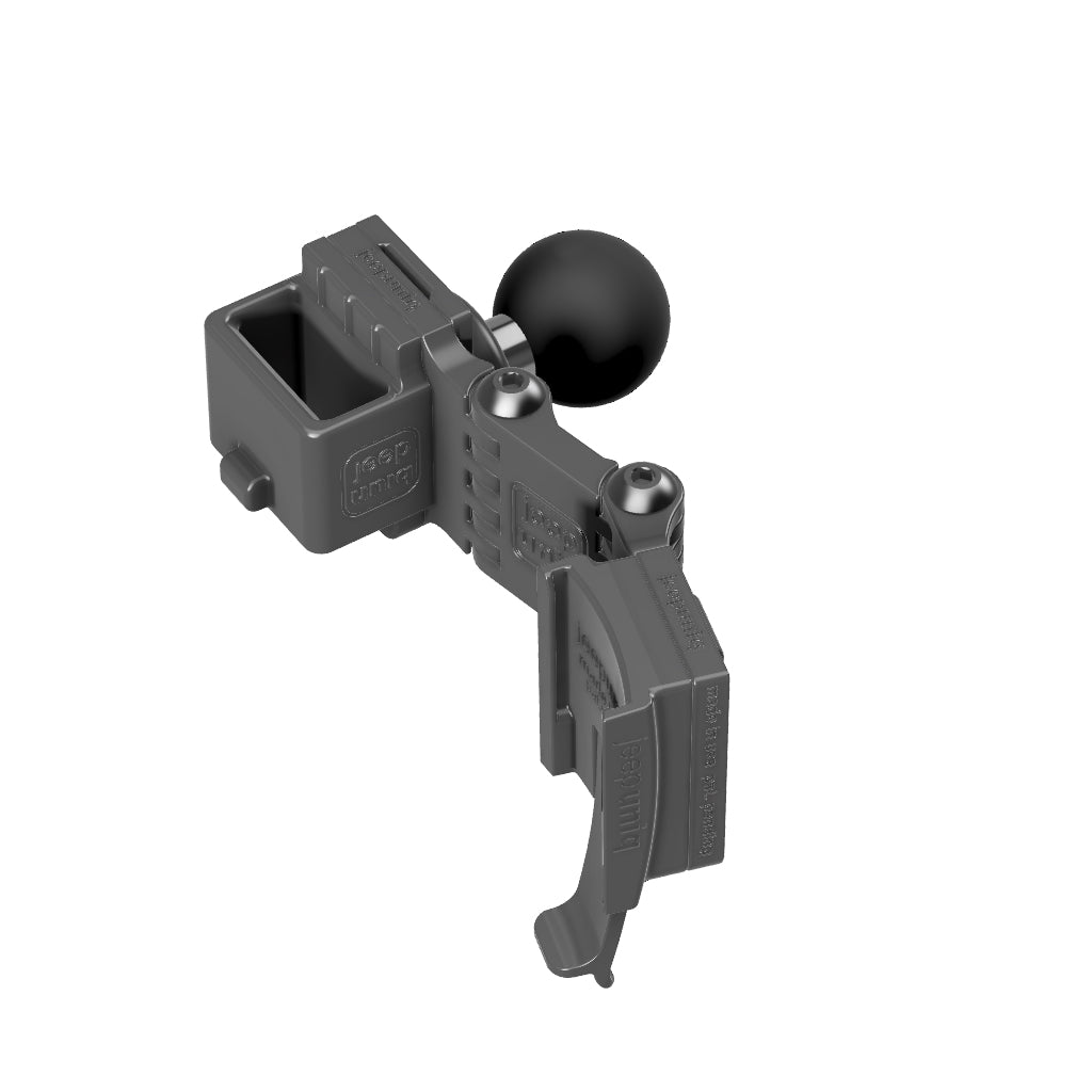 Btech QHM-22 Mobile Mic + Garmin InReach Mini Handheld Radio Mount with RAM Ball Image 5