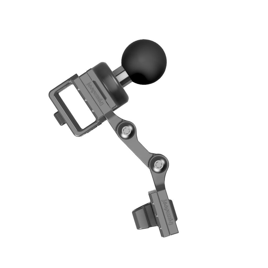 Universal Belt-Clip Attached Mobile Mic + ICOM Hook ICOM Hook Mobile Mic Mount with RAM Ball Image 2