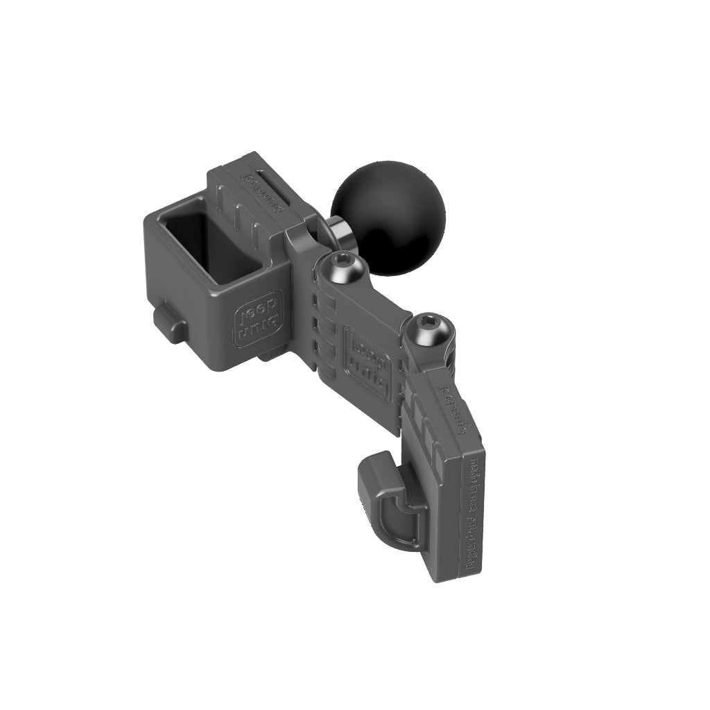 Baofeng QHM-22 Mobile Mic + ICOM Hook ICOM Hook Mobile Mic Mount with RAM Ball Image 5