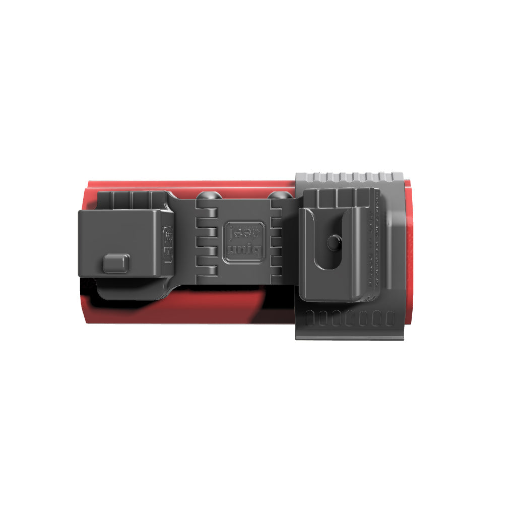 Universal Round Button Attached Mobile Mic + Kenwood KMC-35 Mobile Mic Mount for Jeep JL/JT 2024+ Grab-Bar Image 3