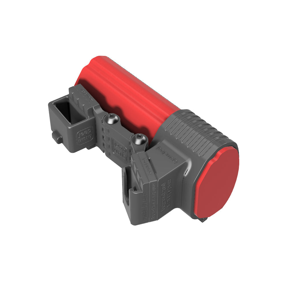 Universal Round Button Attached Mobile Mic + Kenwood KMC-35 Mobile Mic Mount for Jeep JL/JT 2024+ Grab-Bar Image 5