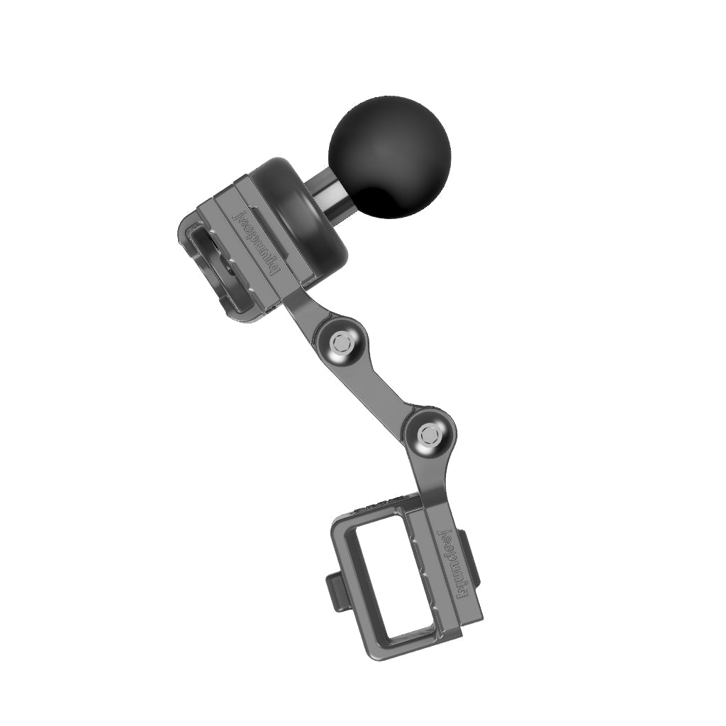 Yaesu FTM-350AR Mobile Mic + Btech QHM-22 Mobile Mic Mount with RAM Ball Image 2