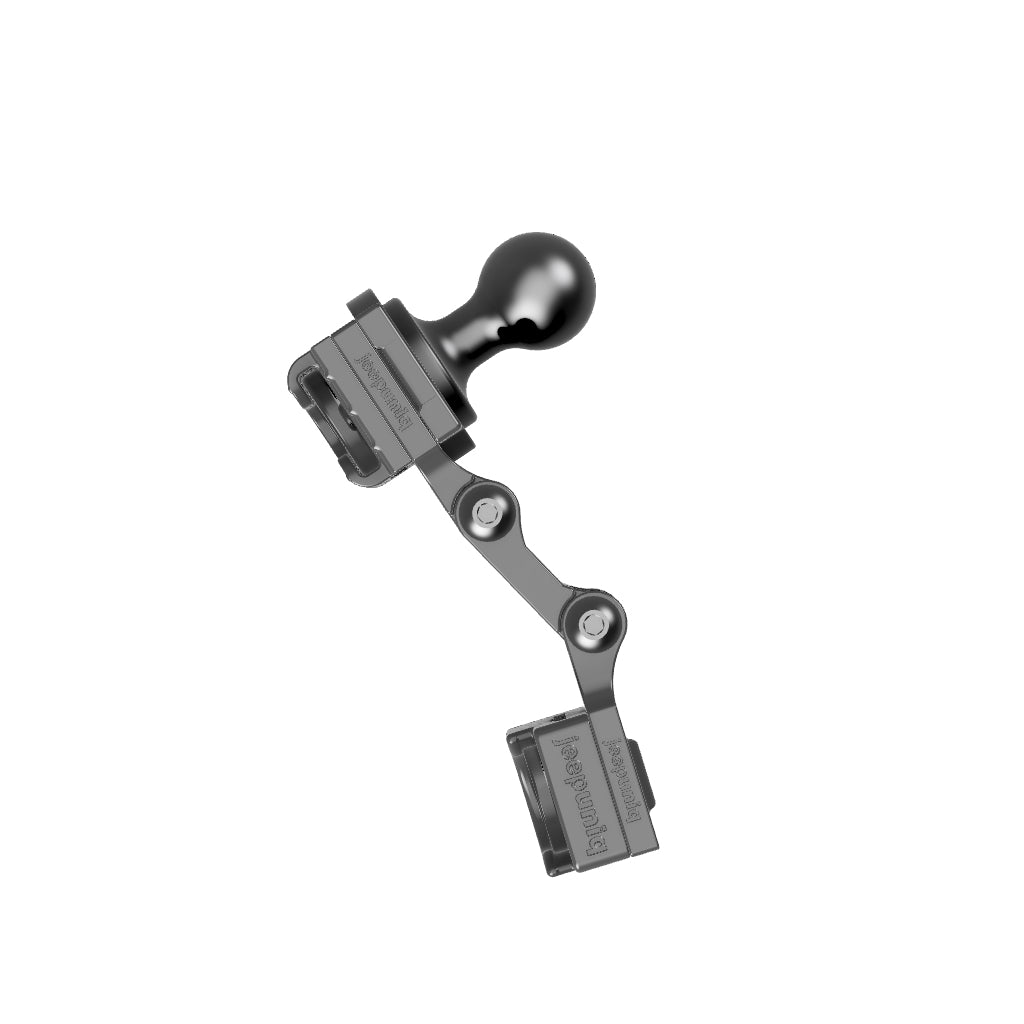 Universal Round Button Attached Mobile Mic + JeepUniq Magnetic Mic Attachment Mobile Mic Mount with 67 Designs Ball Image 2