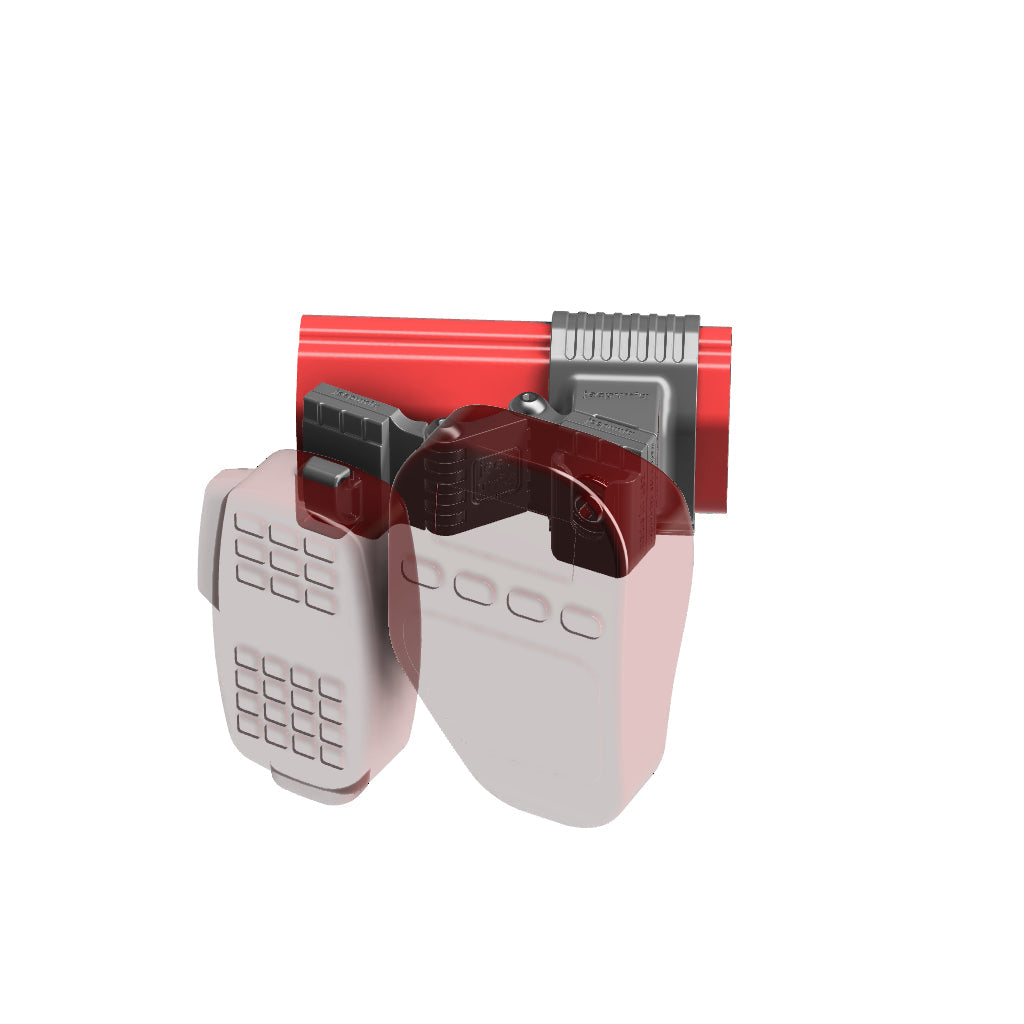 Universal Round Button Attached Mobile Mic + ICOM Hook ICOM Hook Mobile Mic Mount for Jeep JL/JT 2024+ Grab-Bar Image 6