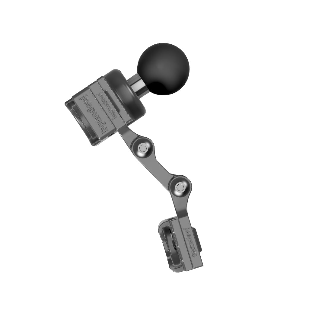 JeepUniq Magnetic Mic Attachment Mobile Mic + Midland MXT400 Mobile Mic Mount with RAM Ball Image 2