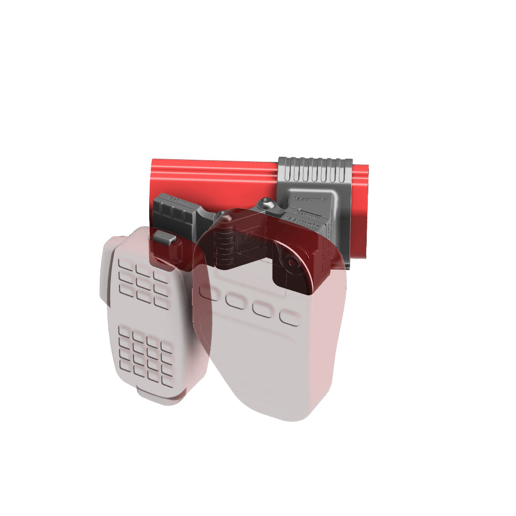 JeepUniq Magnetic Mic Attachment Mobile Mic + ICOM Hook ICOM Hook Mobile Mic Mount for Jeep JL/JT 2024+ Grab-Bar Image 6