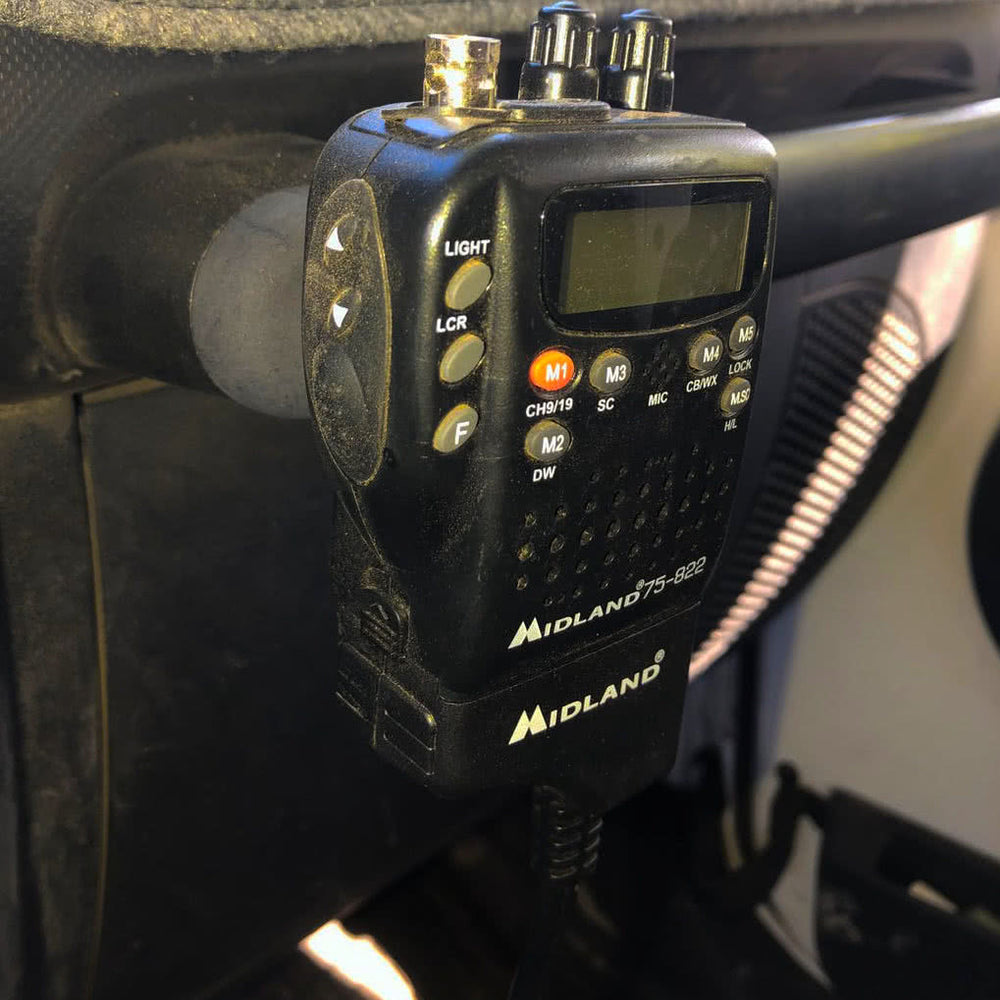 Jeep CB, HAM Mic, Radio Holder Mounts and Accessories.
