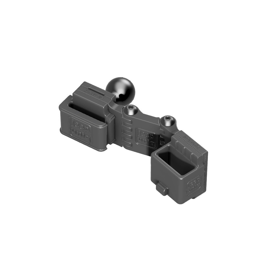 Universal Belt-Clip Attached Handheld Radio + Anytone QHM-05 Mobile Mic Mount with 67 Designs Ball Image 1