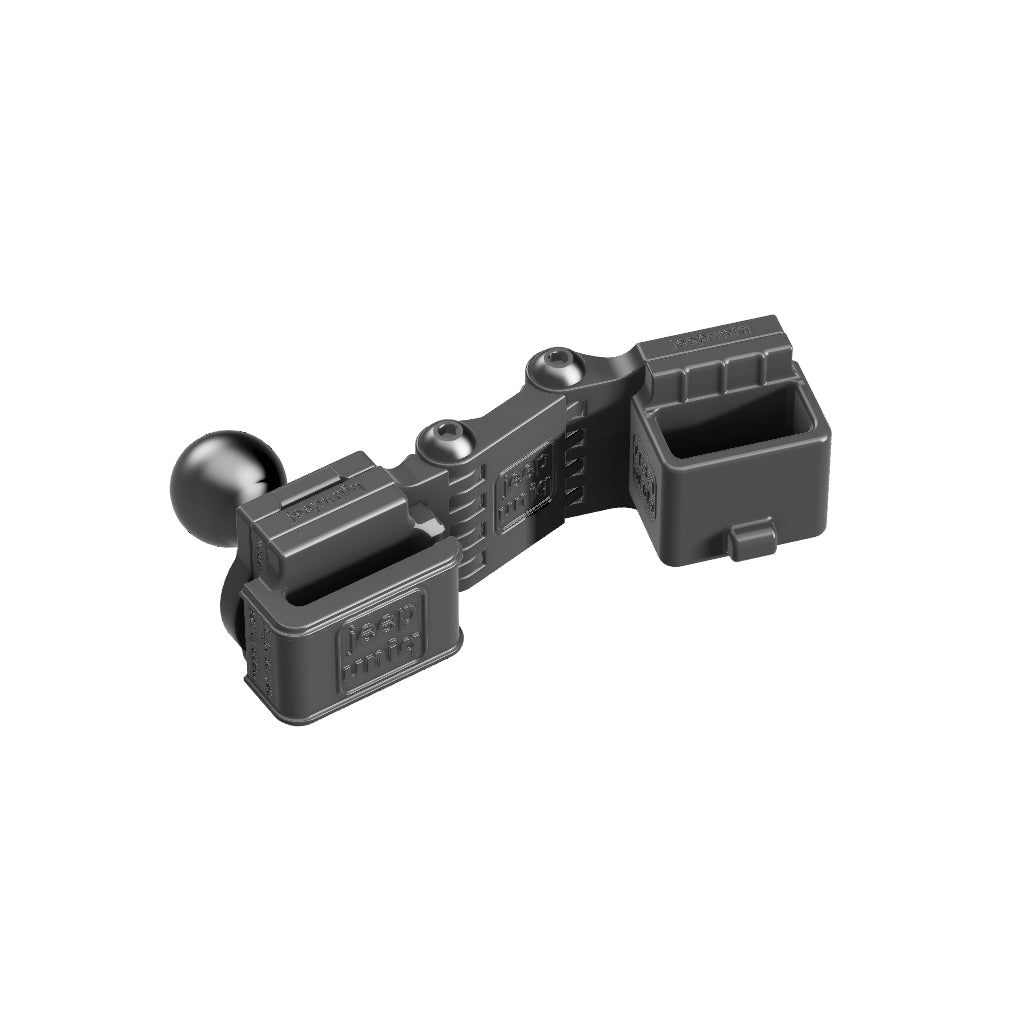 Universal Belt-Clip Attached Handheld Radio + Btech QHM-22 Mobile Mic Mount with 67 Designs Ball Image 4