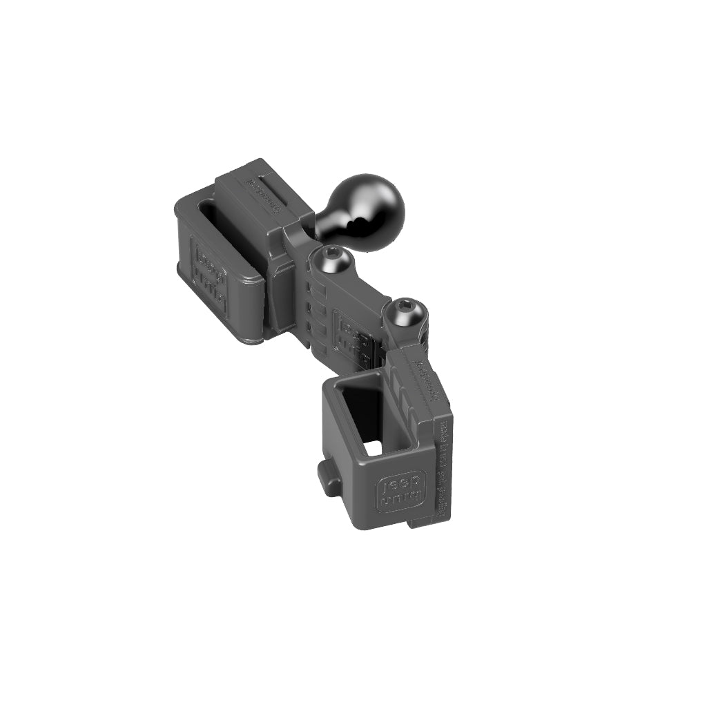 Universal Belt-Clip Attached Handheld Radio + Btech QHM-22 Mobile Mic Mount with 67 Designs Ball Image 5