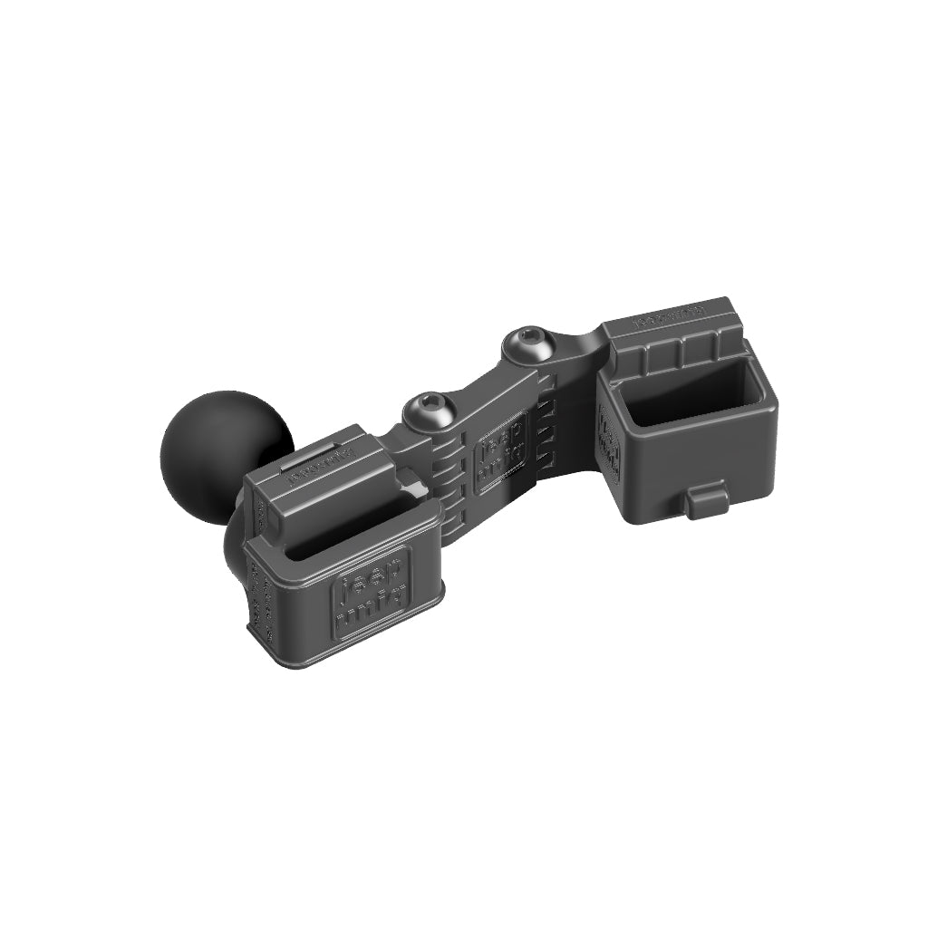 Universal Belt-Clip Attached Handheld Radio + Btech QHM-22 Mobile Mic Mount with RAM Ball Image 4