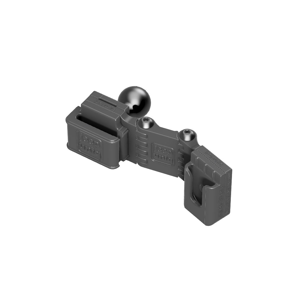 Universal Belt-Clip Attached Handheld Radio + Uniden PRO520XL Mobile Mic Mount with 67 Designs Ball Image 1