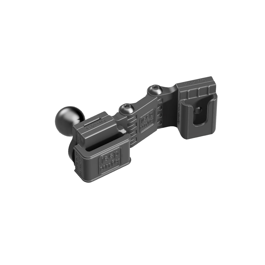 Universal Belt-Clip Attached Handheld Radio + Uniden PC68LTD Mobile Mic Mount with 67 Designs Ball Image 4