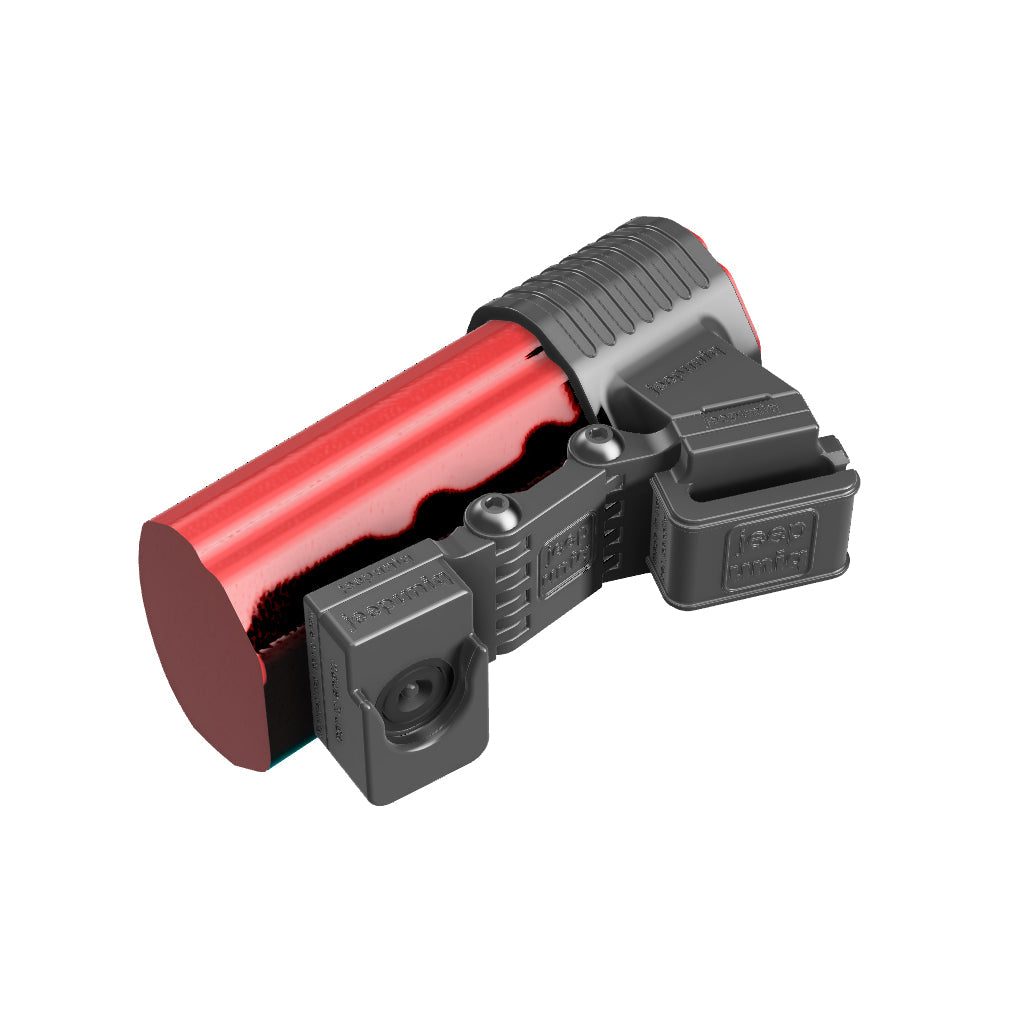 Universal Belt-Clip Attached Handheld Radio + JeepUniq Magnetic Mic Attachment Mobile Mic Mount for Jeep JL/JT 2024+ Grab-Bar Image 4