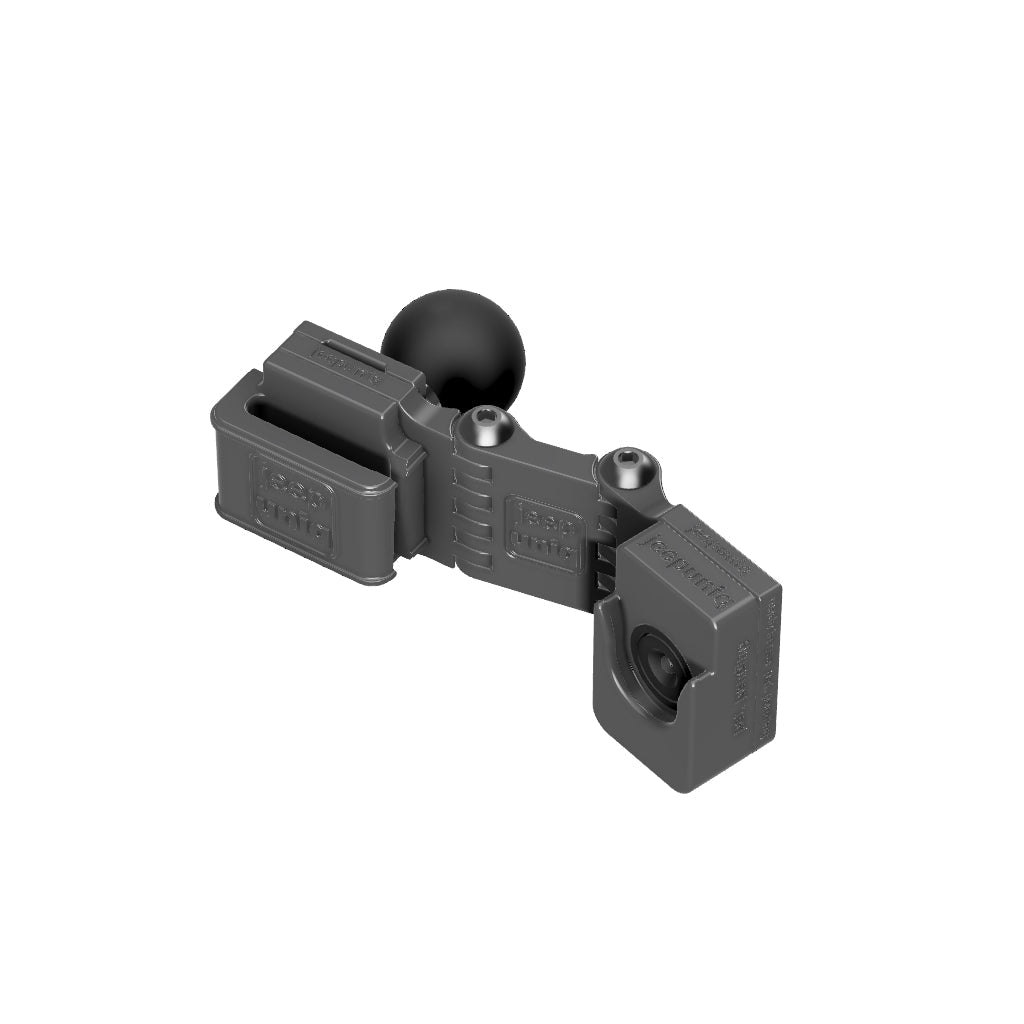 Universal Belt-Clip Attached Handheld Radio + JeepUniq Magnetic Mic Attachment Mobile Mic Mount with RAM Ball Image 1