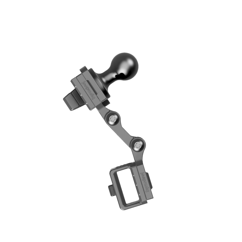 ICOM Hook ICOM Hook Mobile Mic + Baofeng QHM-22 Mobile Mic Mount with 67 Designs Ball Image 2