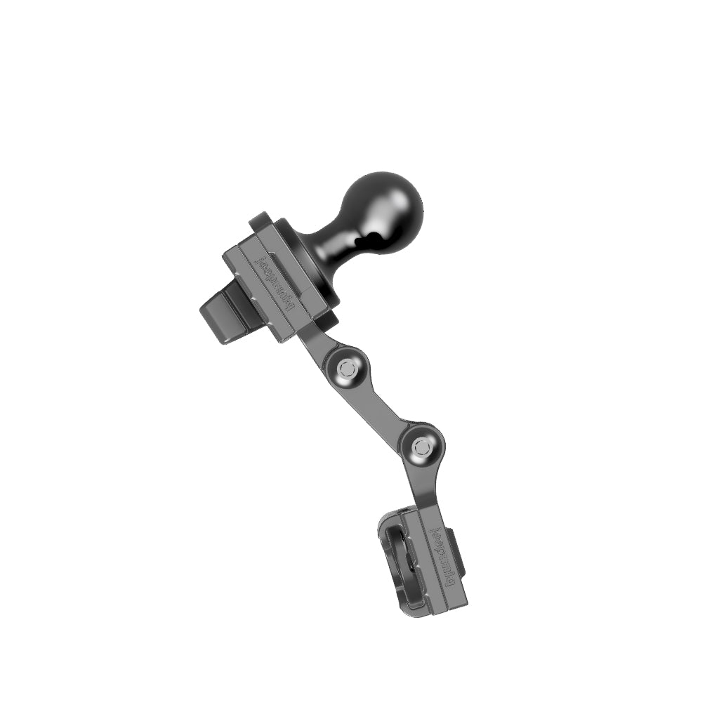 Icom HM-133V Mobile Mic + Galaxy DX 919 Mobile Mic Mount with 67 Designs Ball Image 2