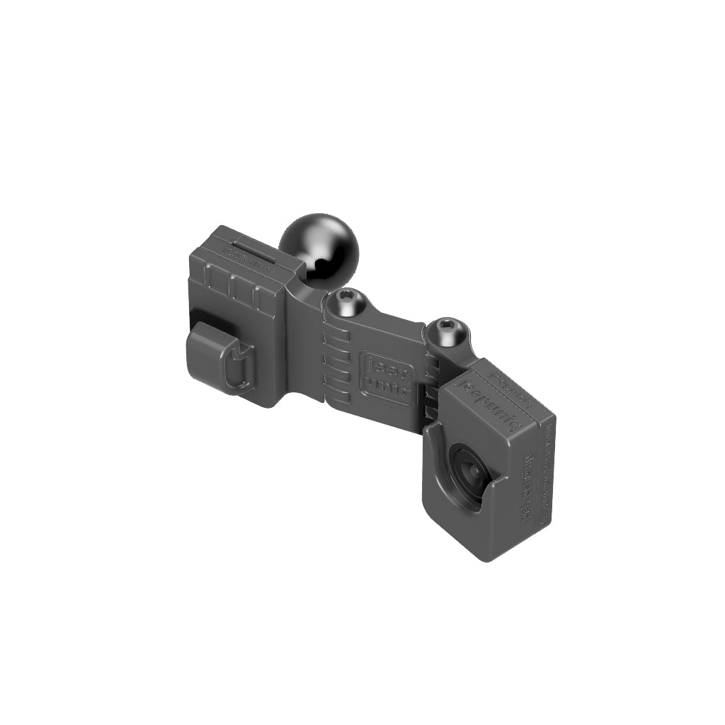 Icom HM-207S Mobile Mic + JeepUniq Magnetic Mic Attachment Mobile Mic Mount with 67 Designs Ball Image 1