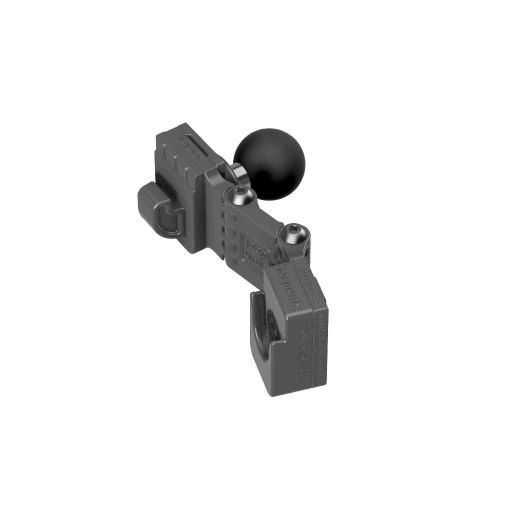 Icom HM-207S Mobile Mic + JeepUniq Magnetic Mic Attachment Mobile Mic Mount with RAM Ball Image 5