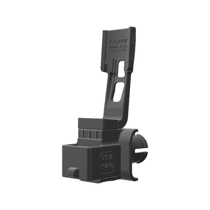 Wouxun SMO-001 HAM Mic + Garmin Mini InReach SATCOM Holder for Jeep JK 07-10 Grab Bar - Image 2