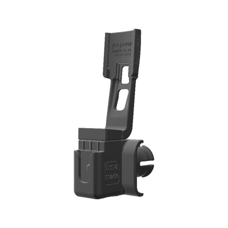 Cobra 29 WX CB Mic + Garmin InReach Mini SATCOM Holder for Jeep JK 07-10 Grab Bar - Image 2