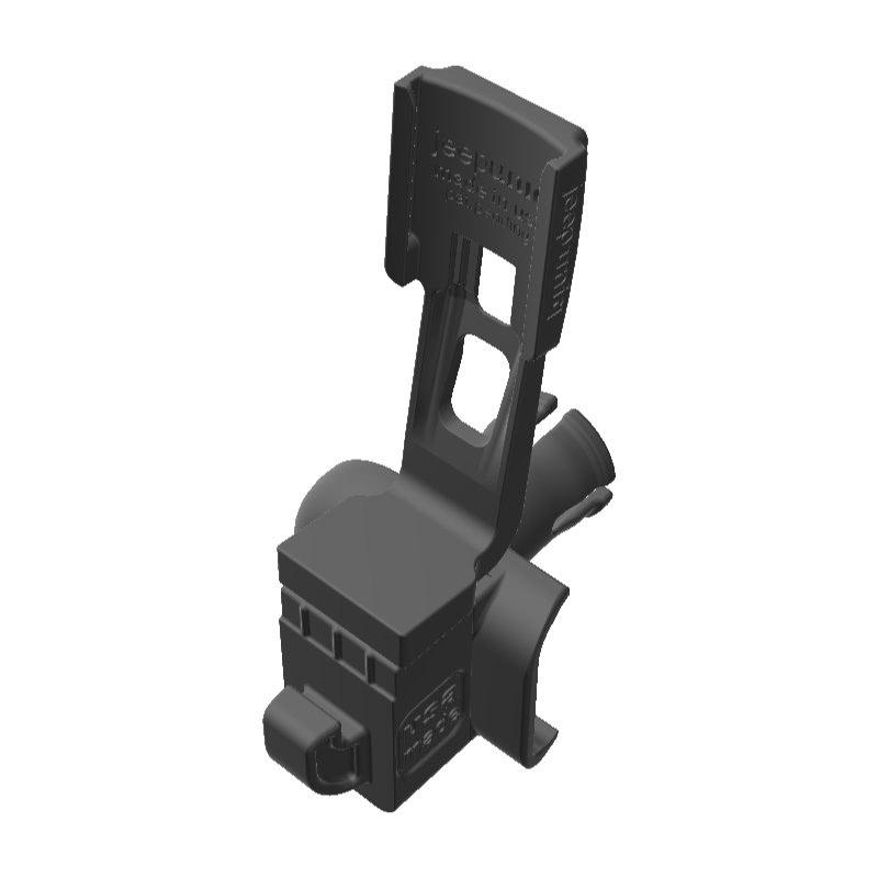 Icom IC-2730 HAM Mic + Garmin Mini InReach SATCOM Holder for Jeep JK 07-10 Grab Bar - Image 1