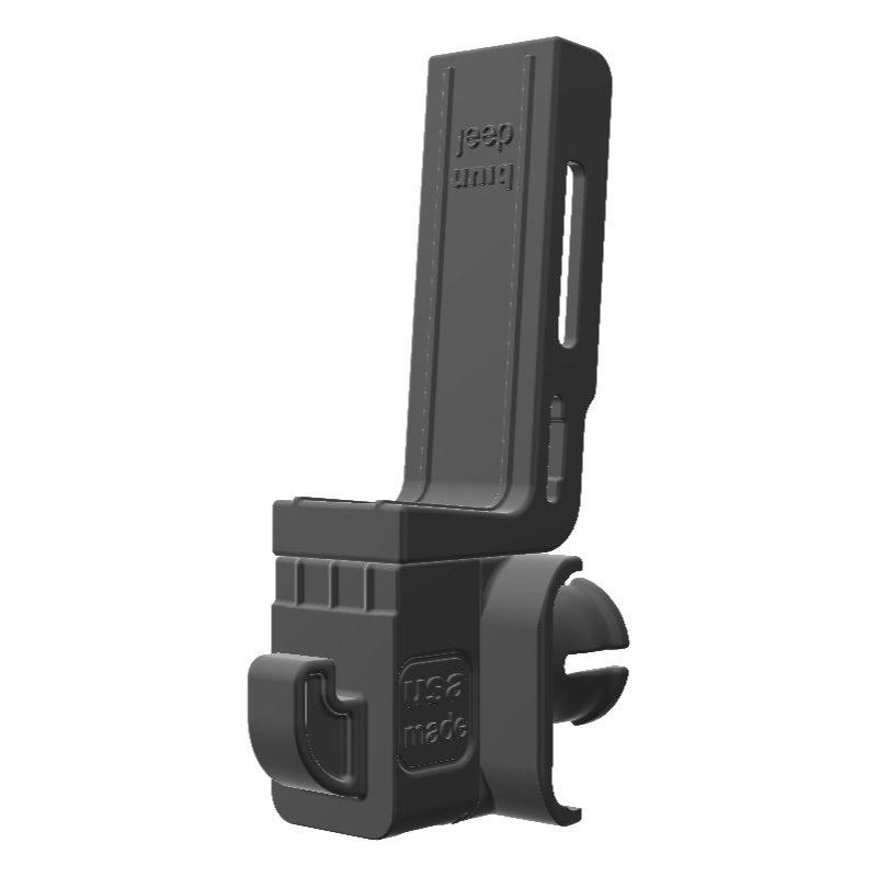 Icom ID-5100 HAM Mic + Baofeng UV-5RA Radio Holder for Jeep JK 07-10 Grab Bar - Image 3