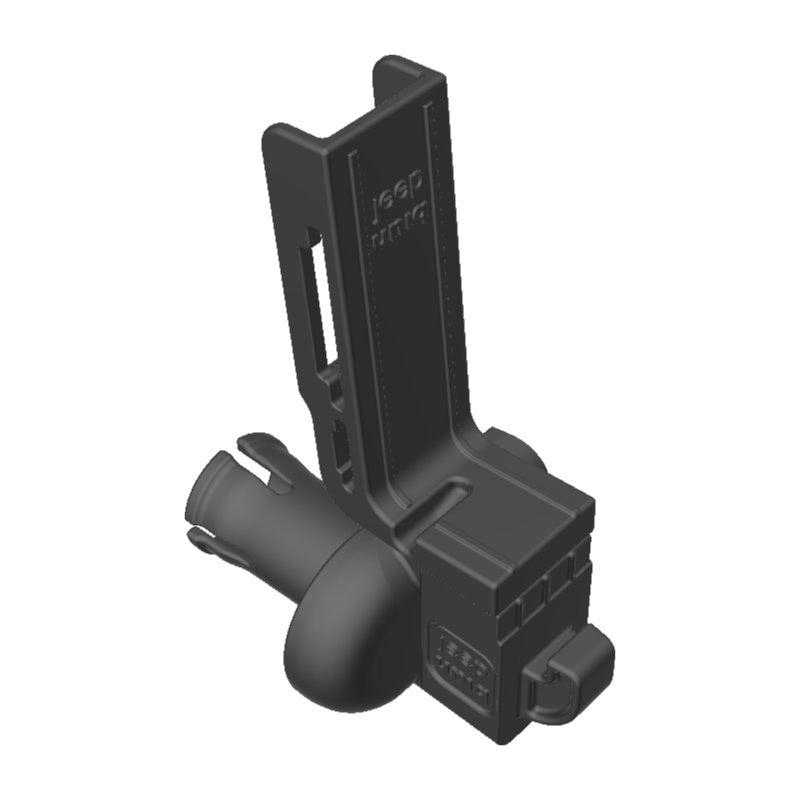 Icom IC-2300 HAM Mic + Baofeng UV-5R Radio Holder for Jeep JK 07-10 Grab Bar - Image 4