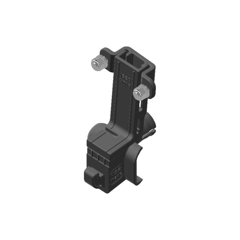 Icom IC-2730 HAM Mic + Delorme inReach Device Holder for Jeep JK 07-10 Grab Bar - Image 1