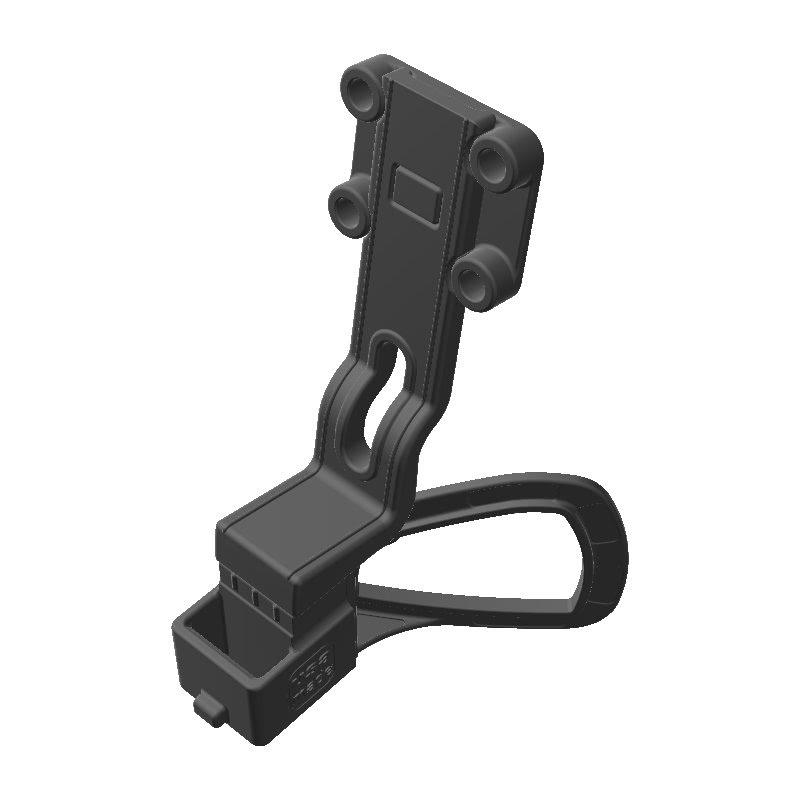 Wouxun SMO-001 HAM Mic + Garmin InReach Explorer SATCOM Holder for Jeep JK 11-18 Grab Bar - Image 1