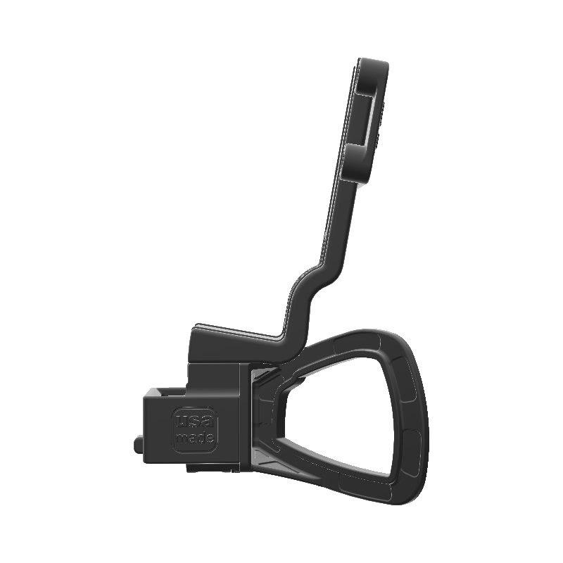 Wouxun SMO-001 HAM Mic + Garmin InReach Explorer SATCOM Holder for Jeep JK 11-18 Grab Bar - Image 3