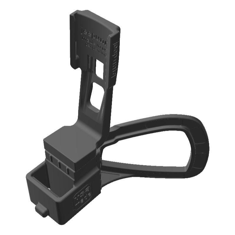 Wouxun SMO-001 HAM Mic + Garmin InReach Mini SATCOM Holder for Jeep JK 11-18 Grab Bar - Image 1