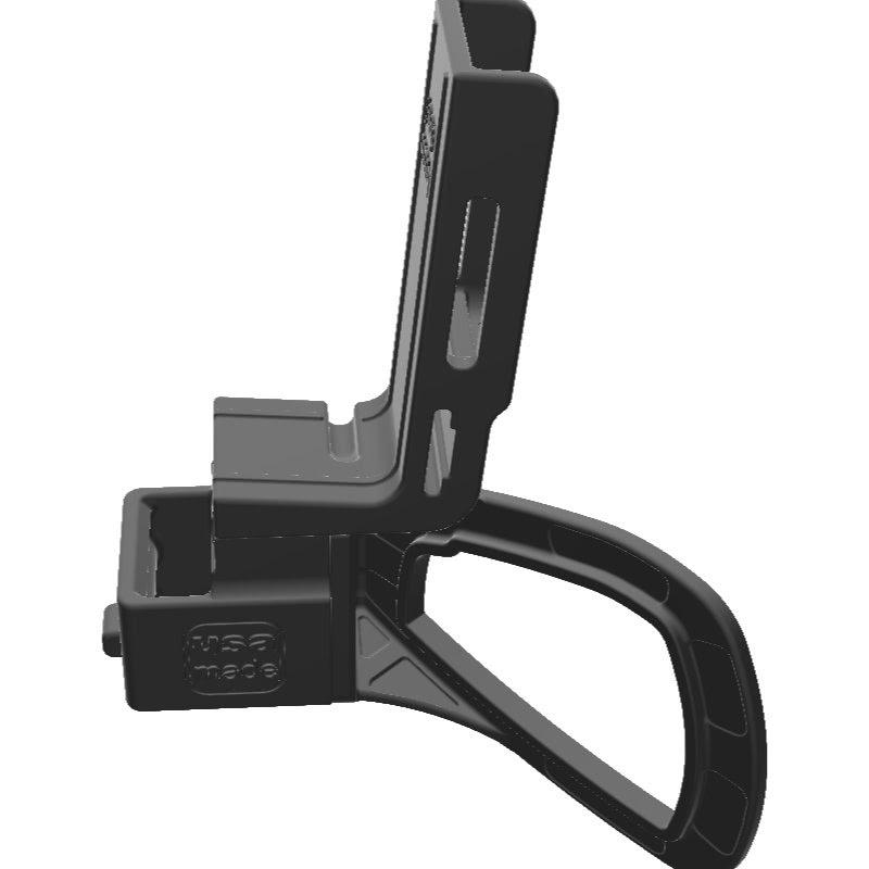 Wouxun SMO-001 HAM Mic + Kenwood TH-F7 Radio Holder for Jeep JK 11-18 Grab Bar - Image 2