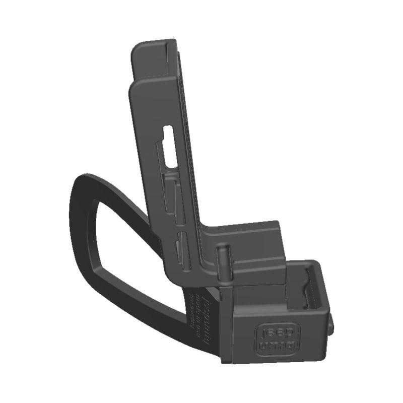 Baofeng BF-S112 HAM Mic + Yaesu VX-6R Radio Holder for Jeep JK 11-18 Grab Bar - Image 4