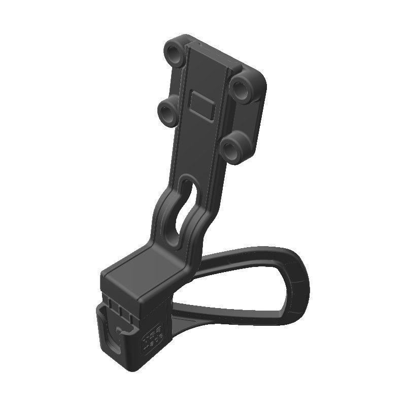 Kenwood TM-281 HAM Mic + Garmin InReach Explorer SATCOM Holder for Jeep JK 11-18 Grab Bar - Image 1