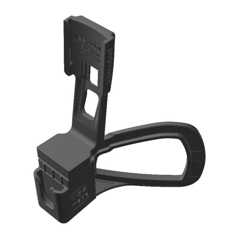 Wouxun KG-UV950P HAM Mic + Garmin InReach Mini SATCOM Holder for Jeep JK 11-18 Grab Bar - Image 1