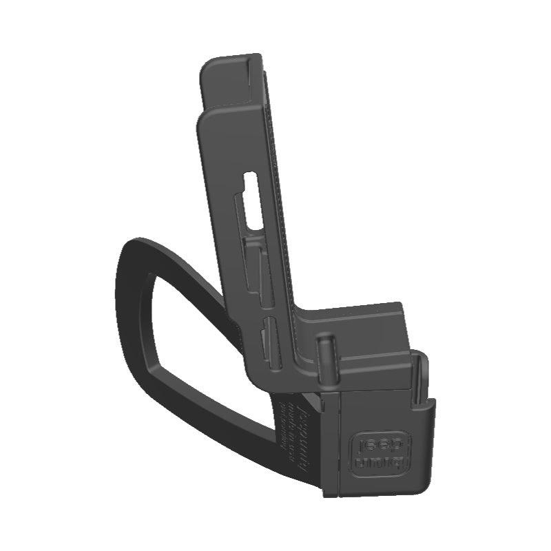 Cobra 75 WX ST CB Mic + Baofeng BF-F8 Radio Holder for Jeep JK 11-18 Grab Bar - Image 4